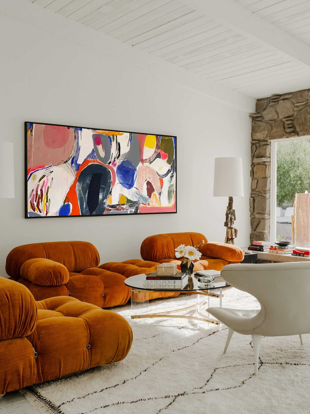 Large Graffiti Colorful Abstract Painting On Canvas Contemporary Acrylic Painting Modern Wall Art Home Decor
