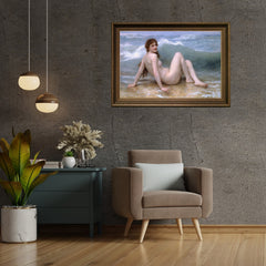 The Wave Oil Painting Reproduction (William-Adolphe Bouguereau, 1896)