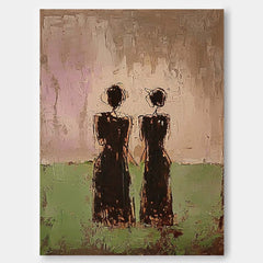 Original Graffiti Portrait Wall Art Minimalism Figure Acrylic Painting Abstract Oil Painting Canvas