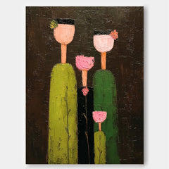 Large Textured Original Abstract Family Wall Art Unique Modern Decor with Soft Tones For Cozy Living Spaces