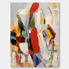 Large Abstract Textured Canvas Oil Painting Modern Acrylic Painting Original Wall Art Home Decor
