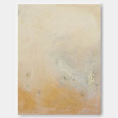 Gold Abstract Wall Art Canvas With Frame Oil Painting Large vintage Minimalist Oil Painting For Living Room