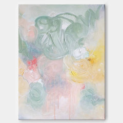 Abstract Painting On Canvas Original Colorful Abstract Wall Art Modern Decor Living Room