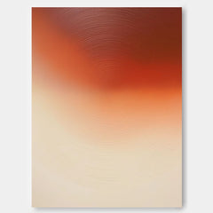 Abstract Sunset Texture Minimalist Canvas Oil Painting Large Abstract Acrylic Painting Original Living Room Wall Art