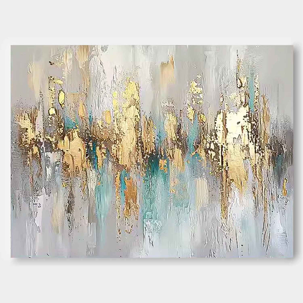 Large Original Abstract Gold Wall Art Abstract Paintings Online Contemporary Artwork For Living Room