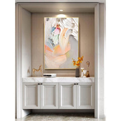 Abstract Colorful oil Painting On Canvas Modern Vibrant Wall Art Living Room Wall Home Decor