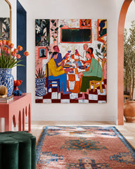 Expressive Figurative Art With Rich Texture Ideal For Contemporary Living Spaces