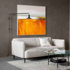 Original Abstract Simple Oil Painting Abstract Acrylic Painting Large Landscape Wall Art Modern Living Room Art 