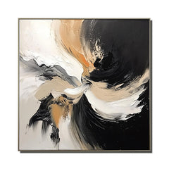 Fusion Flow-Modern Abstract Textured Painting