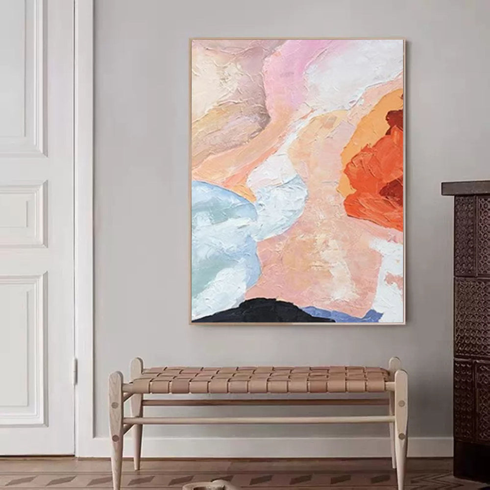 Minimalist Painting On Canvas Abstract Large Acrylic Painting Modern Wall Art For Living Room