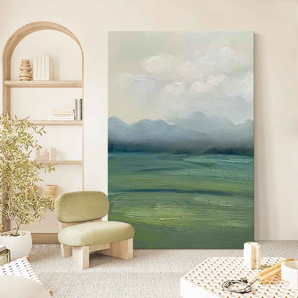 Large  Landscape Oil Painting On Canvas Abstract Scenery Wall Art Acrylic Painting Home Decor