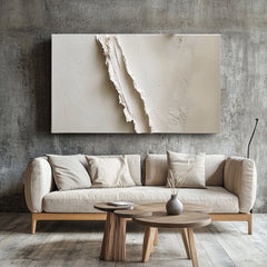 Rift – Textured Abstract Minimalist Diptych Painting for Contemporary Interiors