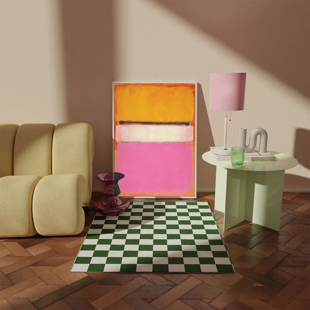 Minimalist Abstract Shapes Wall Art  Modern Color  Minimalist Color painting Living Room