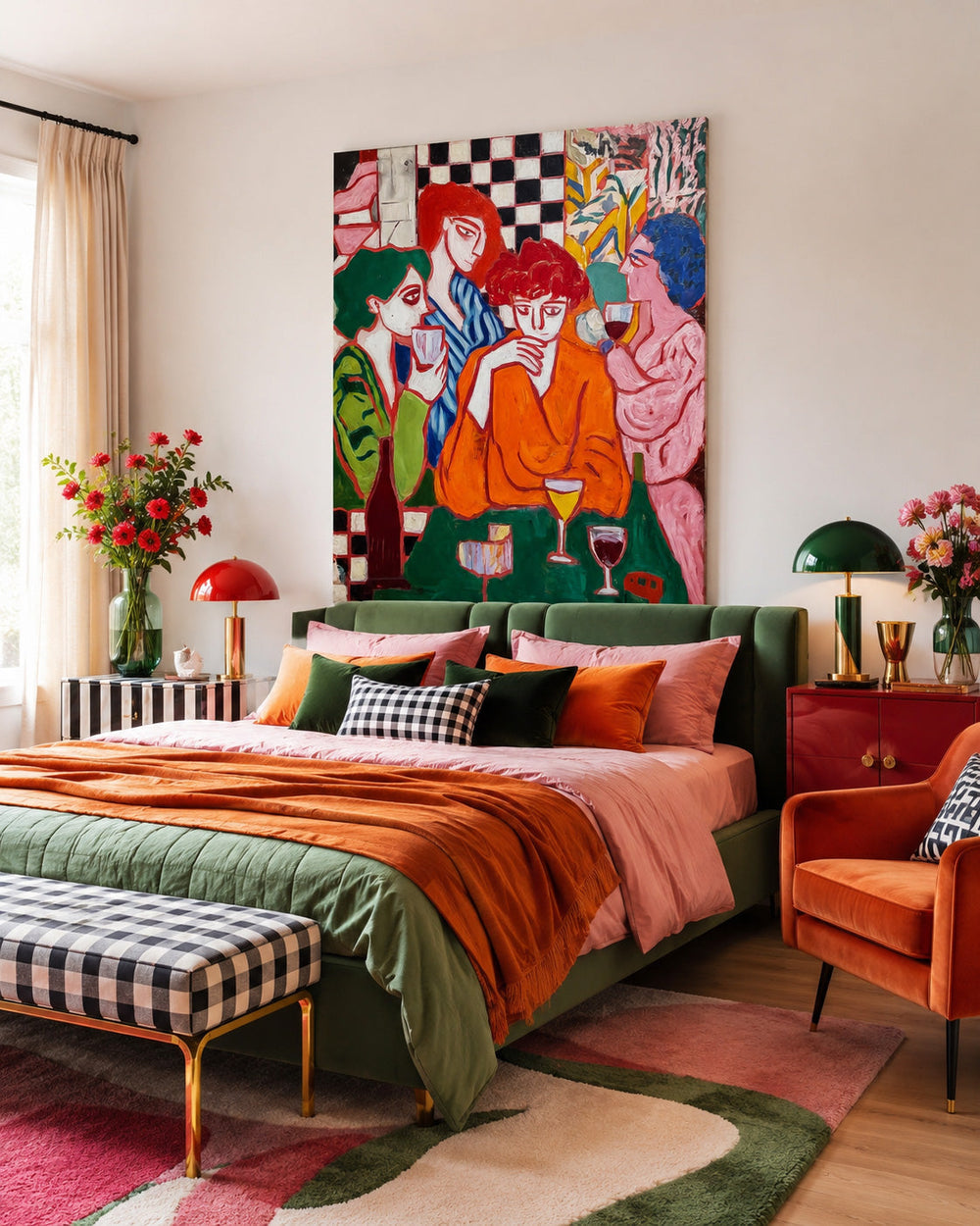 Unique Dinner Party Themed Canvas Art For Housewarming Gift Idea