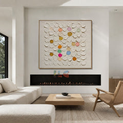 Linen Color Notes – Abstract Textured Wall Art
