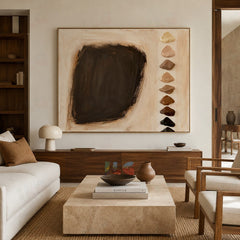 Monochrome Form – Sculpted Contrast Minimal Wall Art