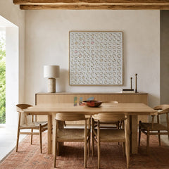 Porcelain Pebble Rhythm – Abstract Textured Wall Art