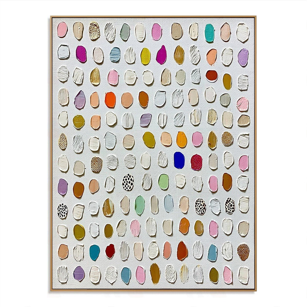 Soft Palette Seedscape – Abstract Textured Wall Art hand-painted wall art
