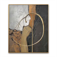 Eternal Arc – Textured Abstract Wall Art