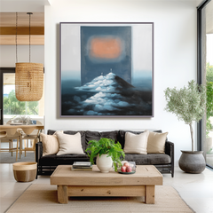 Path of Light – Surreal Abstract Landscape Oil Painting, Modern Art
