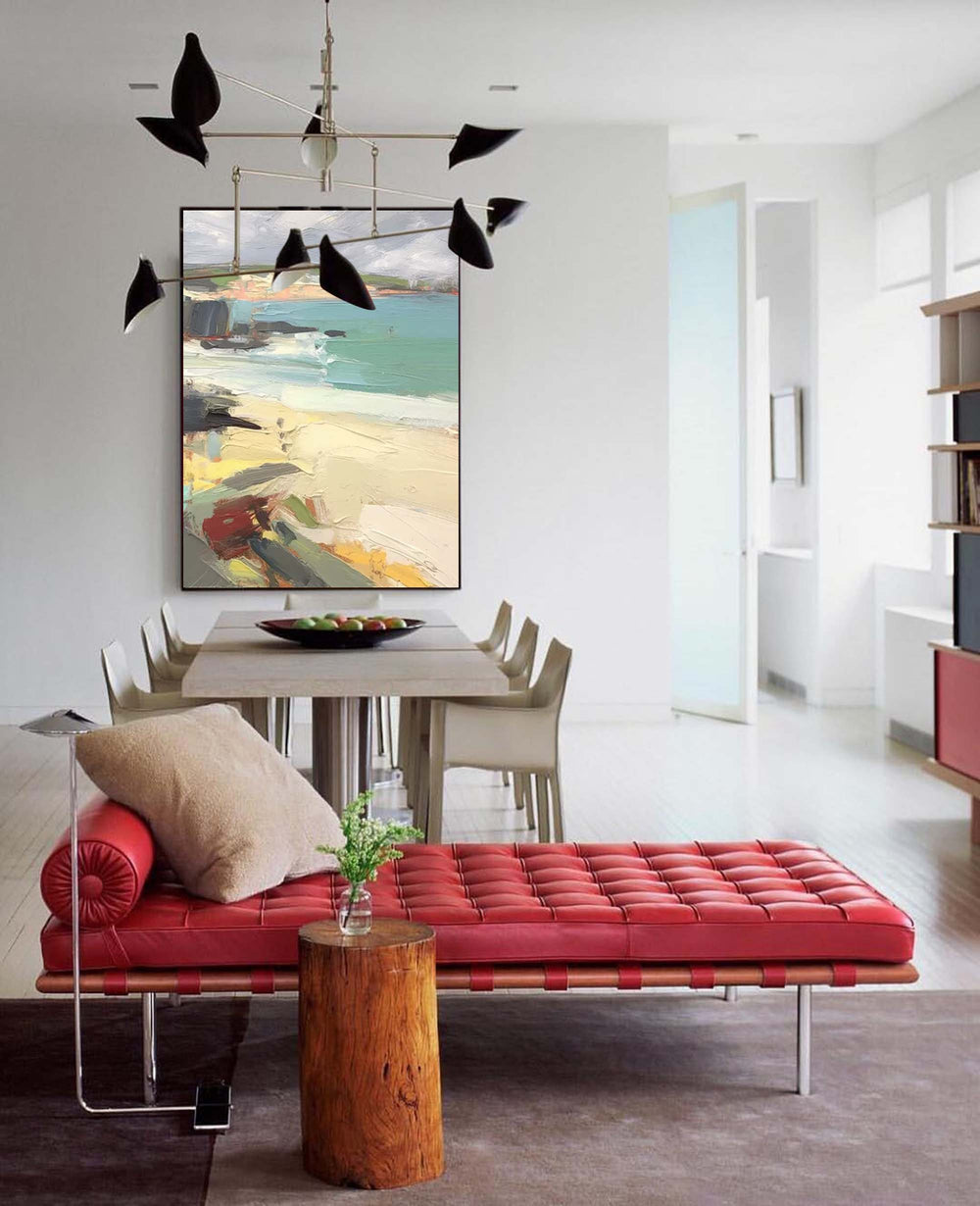 Abstract Modern Wall Art Acrylic Painting Large Texture Landscape Oil Painting On Canvas Home Decor