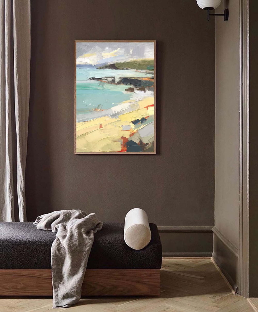 Abstract Modern Wall Art Acrylic Painting Large Landscape Oil Painting On Canvas Home Decor