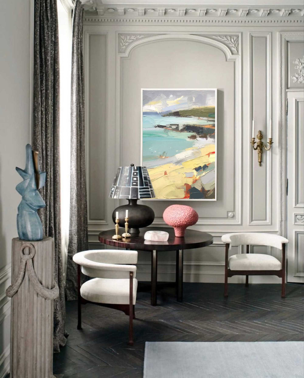 Abstract Modern Wall Art Acrylic Painting Large Landscape Oil Painting On Canvas Home Decor