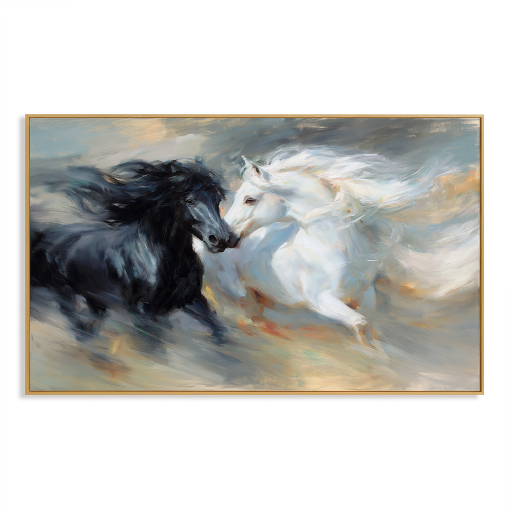Free Spirits – Running Horse Canvas Art hand-painted wall art