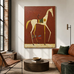 Rust Valley Rider – Western Horse Wall Art