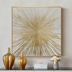Star – Luxury Textured Abstract Canvas Painting for Contemporary Wall Art Decor