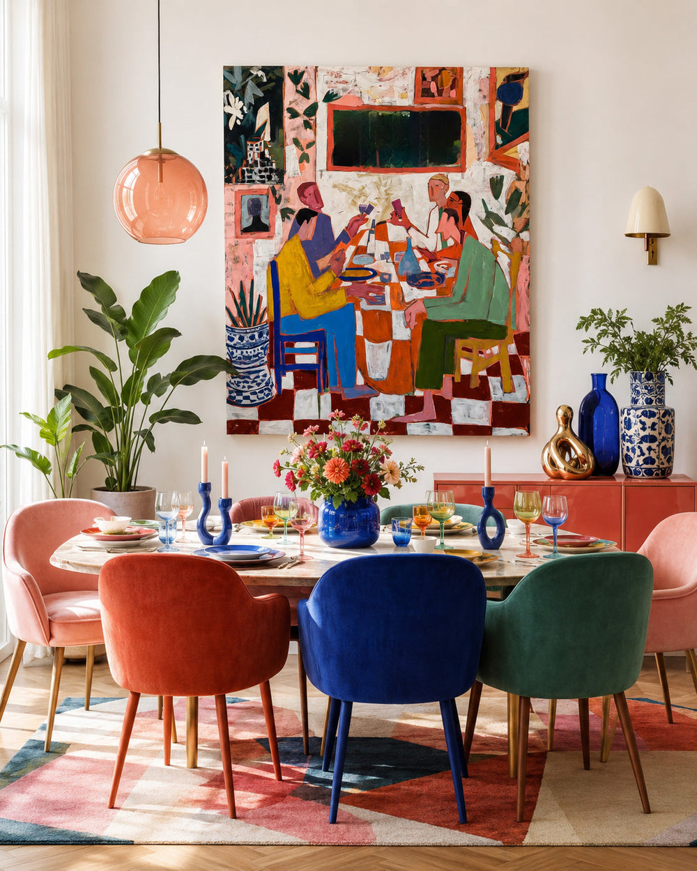 Expressive Figurative Art With Rich Texture Ideal For Contemporary Living Spaces