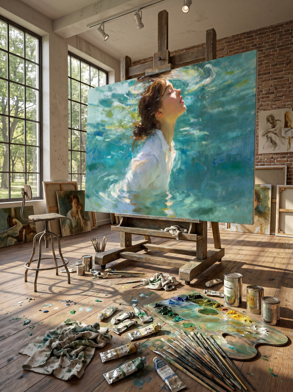 People Canvas Art #PE759
