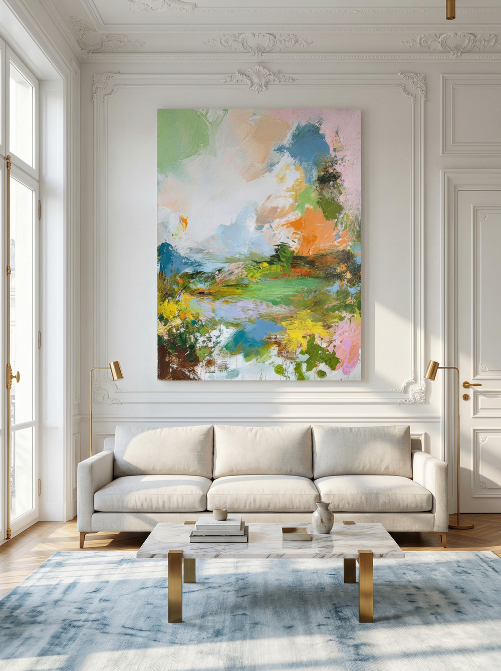 Abstract Canvas Art #AB812