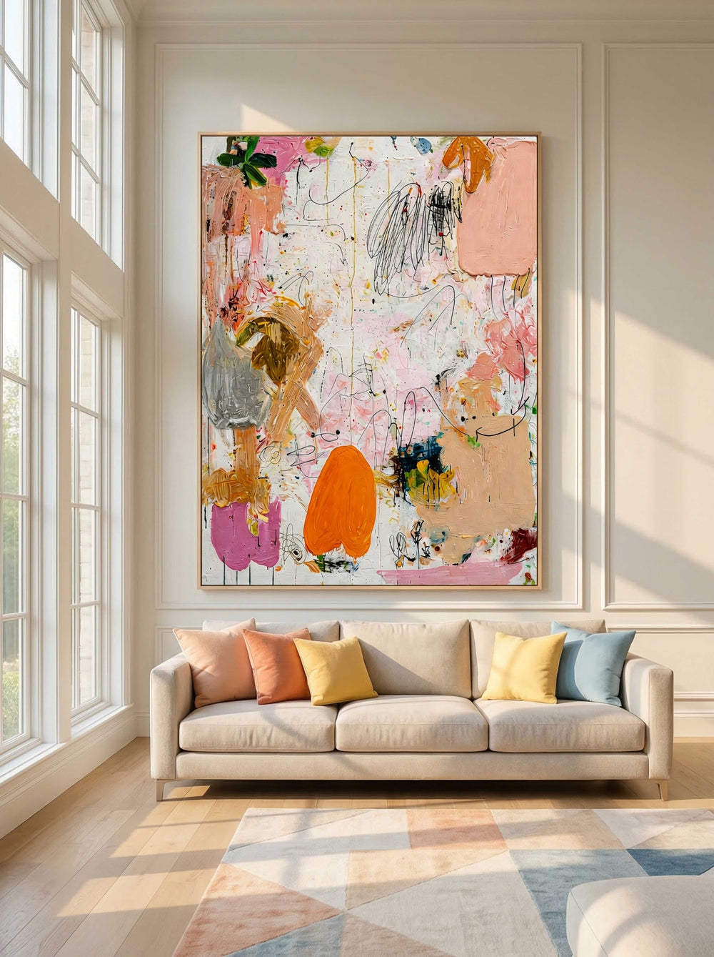 Abstract Canvas Art #AB795