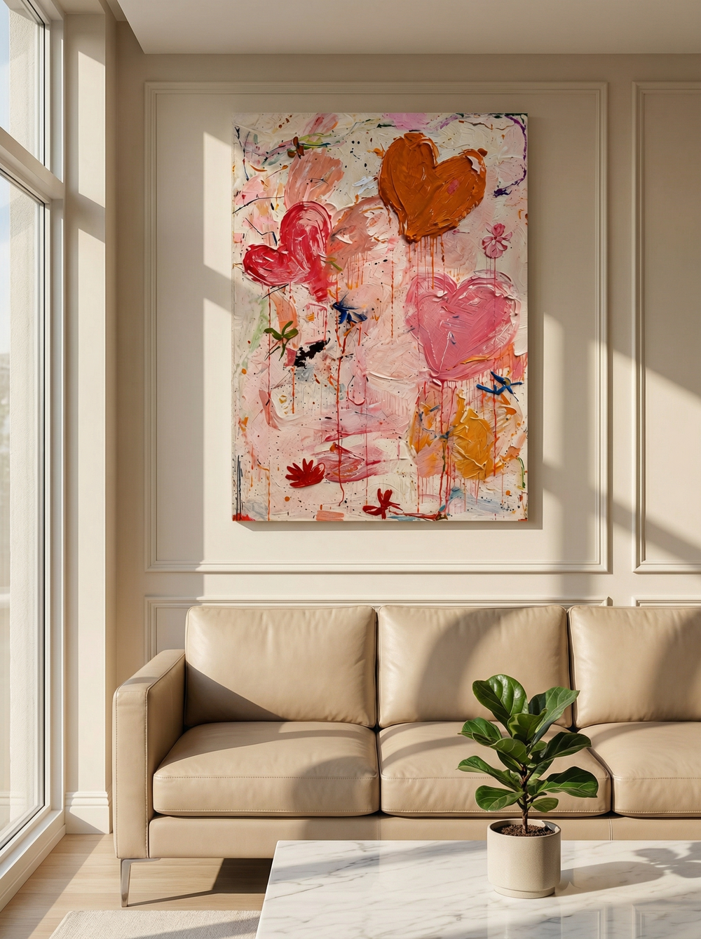 Abstract Canvas Art #AB810