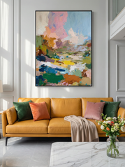 Abstract Canvas Art #AB813