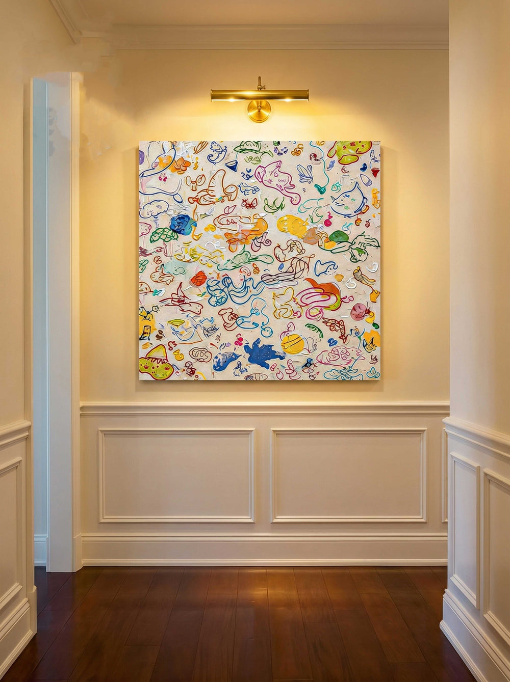 Abstract Canvas Art #AB797