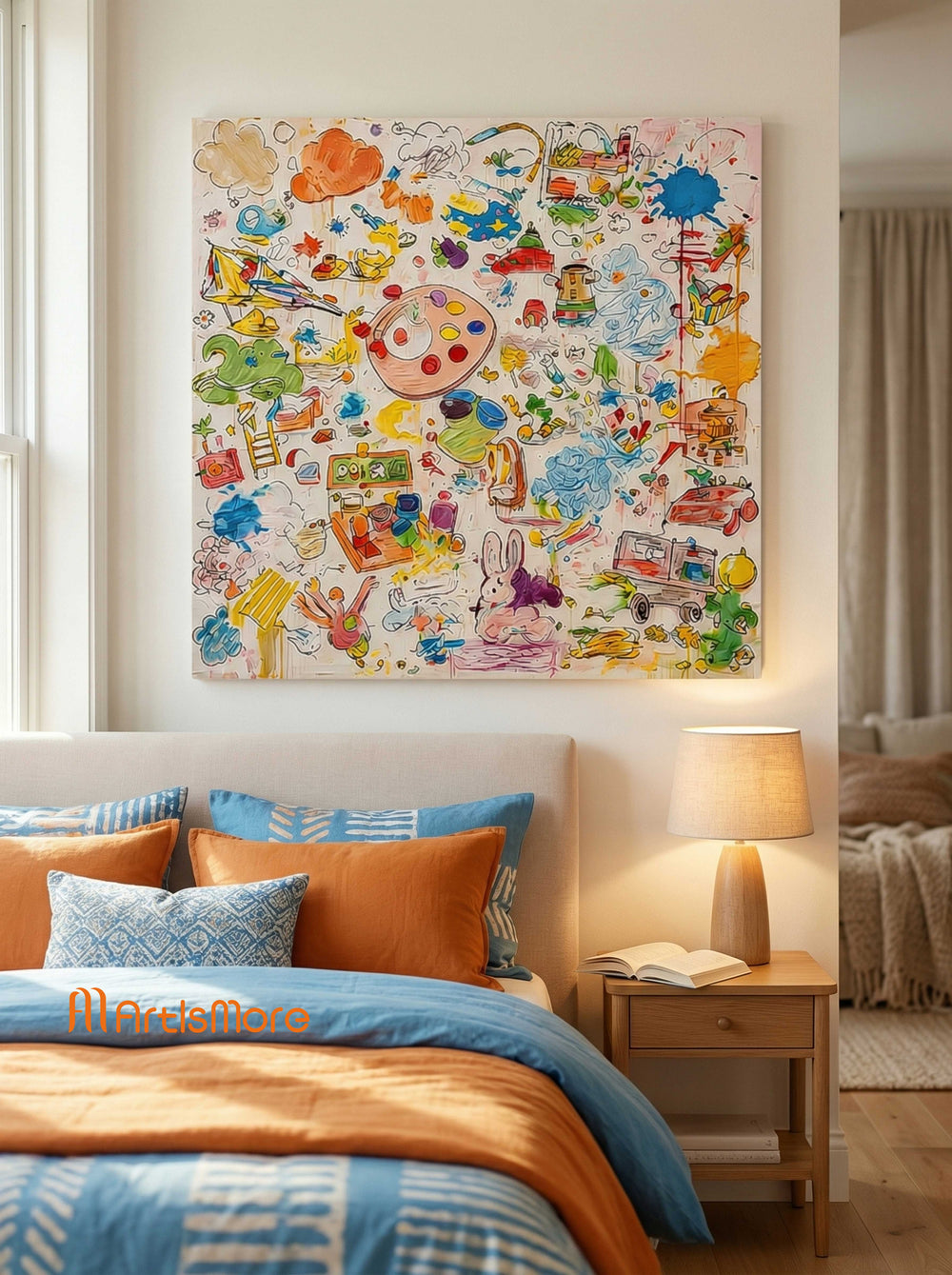 Abstract Canvas Art #AB799