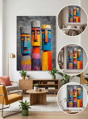 Abstract Canvas Art #AB817