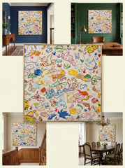 Abstract Canvas Art #AB797