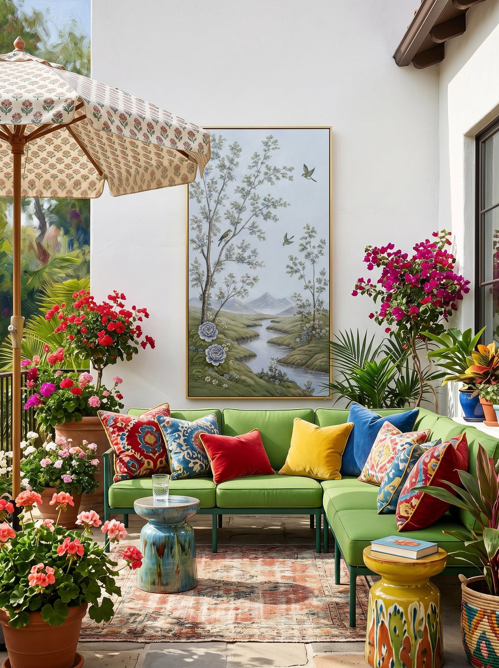 Classical style Living Room Wall Art Modern Countryside Painting Mural Featuring Landscapes Artwork