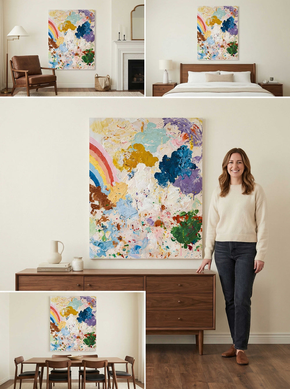 Abstract Canvas Art #AB802