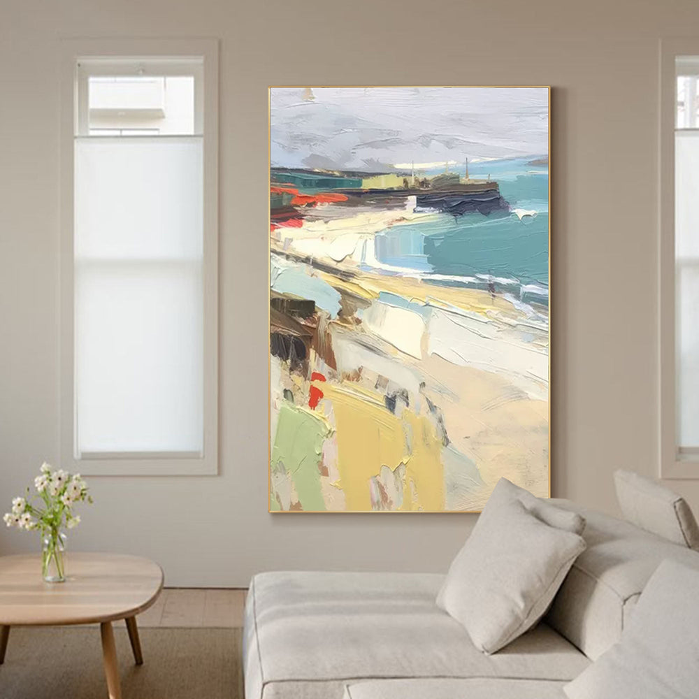 Large Landscape Painting On Canvas Abstract Modern Wall Art Acrylic Painting Home Decor