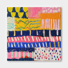 Colorful Original Hand-painted Canvas Wall Art Large Graffiti Abstract Oil Painting Modern Textured Artwork