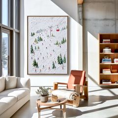 Summit Glide – Christmas Wall Art