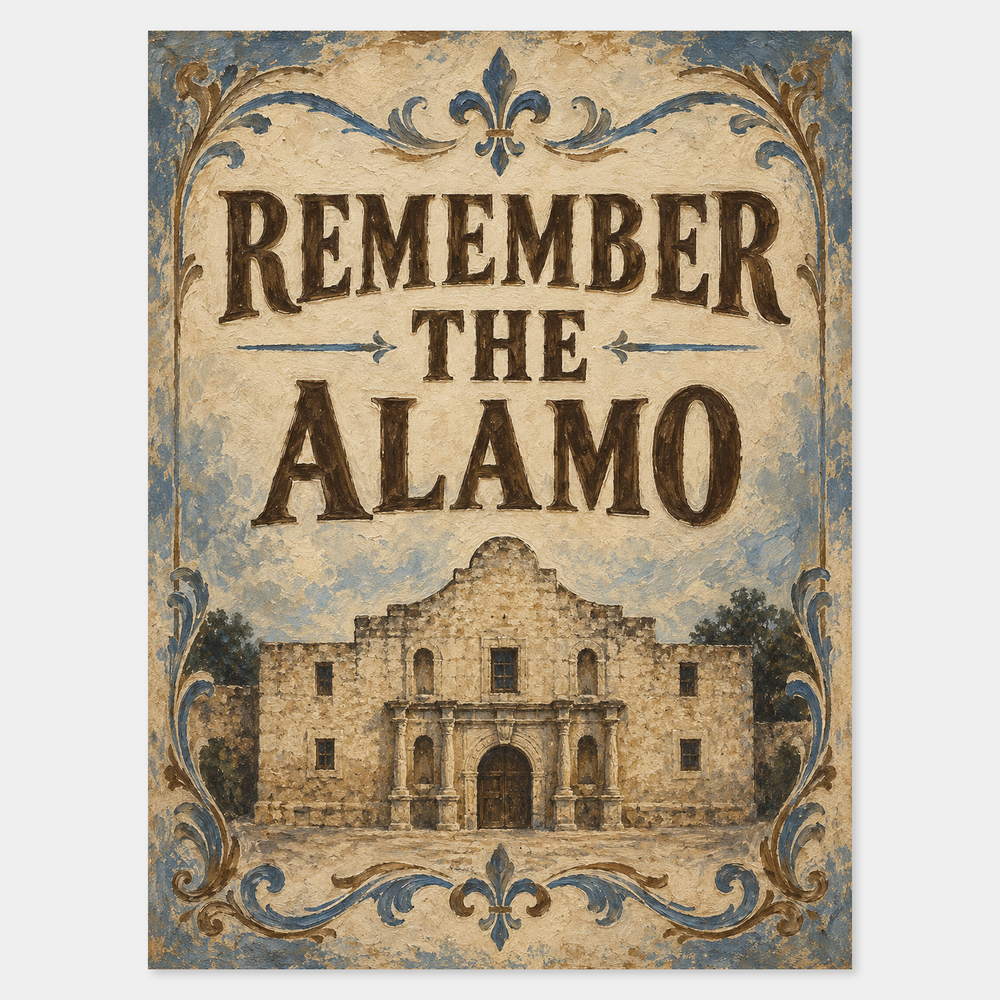Remember the Alamo original artwork