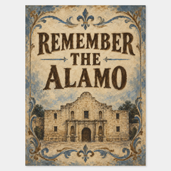 Remember the Alamo original artwork