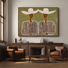Harmonious Companions – Western Wall Art