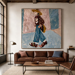 Autumn Stroll – Vintage Fashion Figurative Wall Art