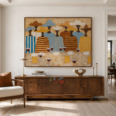 Celebration Gathering – Figurative Wall Art